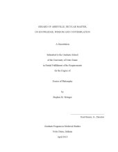 book Gerard of Abbeville, secular master, on knowledge, wisdom and contemplation