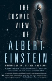 book The Cosmic View of Albert Einstein: Writings on Art, Science, and Peace