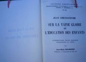 book Sur la vaine gloire et l’éducation des enfants