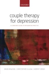 book Couple Therapy for Depression: A clinician’s guide to integrative practice