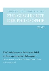 book Das Verhältnis von Recht und Ethik in Kants praktischer Philosophie