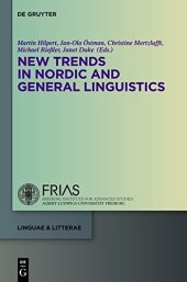 book New Trends in Nordic and General Linguistics