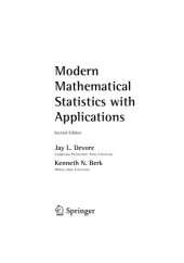 book Modern Mathematical Statistics with Applications