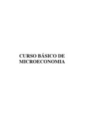 book Curso Básico de Microeconomia