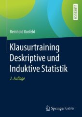 book Klausurtraining Deskriptive und Induktive Statistik