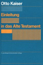 book Einleitung in das Alte Testament