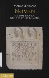 book Nomen: il nome proprio nella cultura romana