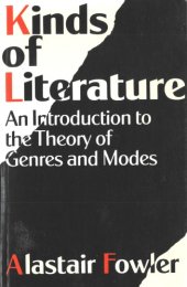 book Kinds of Literature. An Introduction to the Theory of Genres and Modes