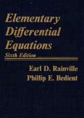 book Elementary Differential Equations