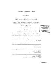 book Elements of number theory (in language)