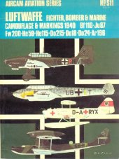 book LUFTWAFFE FIGHTER AND MARINE BOMBER CAMOUFLAGE AND MARKINGS, 1940