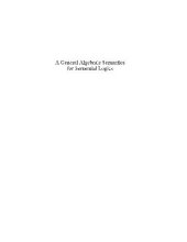 book General Algebraic Semantics for Sentential Logics