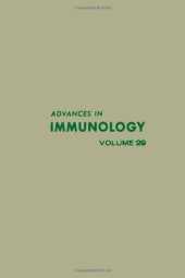 book Advances in Immunology, Vol. 29