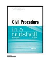 book Civil Procedure in a Nutshell