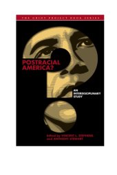 book Postracial America? An Interdisciplinary Study