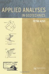 book Applied Analyses in Geotechnics