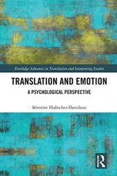 book Translation and Emotion: A Psychological Perspective