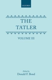 book The Tatler: Volume III