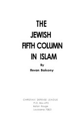 book The Jewish Fifth Column in the Islam