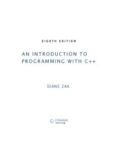 book An Introduction to Programming with C++