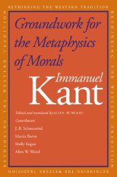 book Groundwork for the Metaphysics of Morals