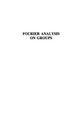 book Fourier Analysis on Groups