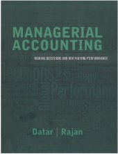 book Managerial Accounting - Decision Making and Motivating Performance