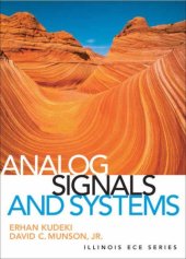 book Analog Signals and Systems