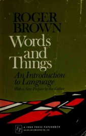 book Words and things