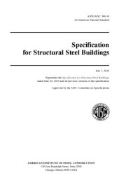 book Specification for Structural Steel Buildings