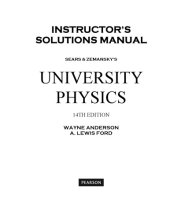 book Instructor’s Solutions Manual for University Physics by Hugh Young and Roger Freedman [Chs. 1-11]