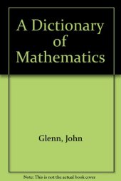 book A Dictionary of Mathematics