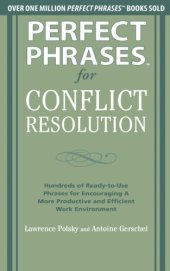 book Perfect Phrases for Conflict Resolution