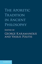 book The Aporetic Tradition in Ancient Philosophy