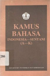 book Kamus Bahasa Indonesia-Sentani (A—K)