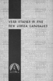 book Verb studies in five New Guinea languages