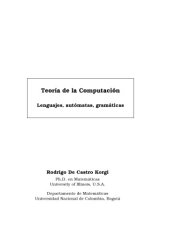 book Teoría de la Computación: Lenguajes, autómatas, gramáticas