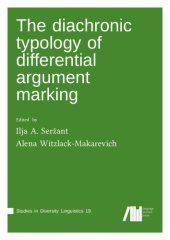 book The diachronic typology of differential argument marking