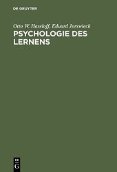 book Psychologie des Lernens