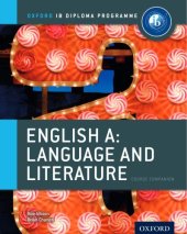 book IB English A Language and Literature