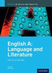 book English A: Language and Literature - for the IB Diploma