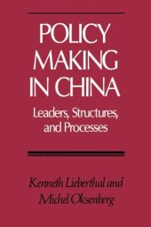 book Policy Making in China