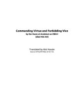 book Commanding Virtue and Forbidding Vice - Translation