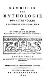 book Symbolik und Mythologie der alten Völker besonders der Griechen