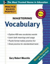 book Mastering Vocabulary