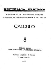 book Calculo 8. Primer libro para primer año avanzado de primaria