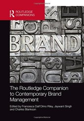 book The Routledge Companion to Contemporary Brand Management