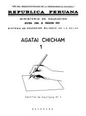 book Agátai chícham 1. Cartilla de Escritura № 1 Clase de Transición