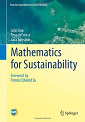 book Mathematics for Sustainability