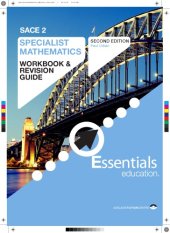 book Specialist Mathematics Workbook and Revision Guide